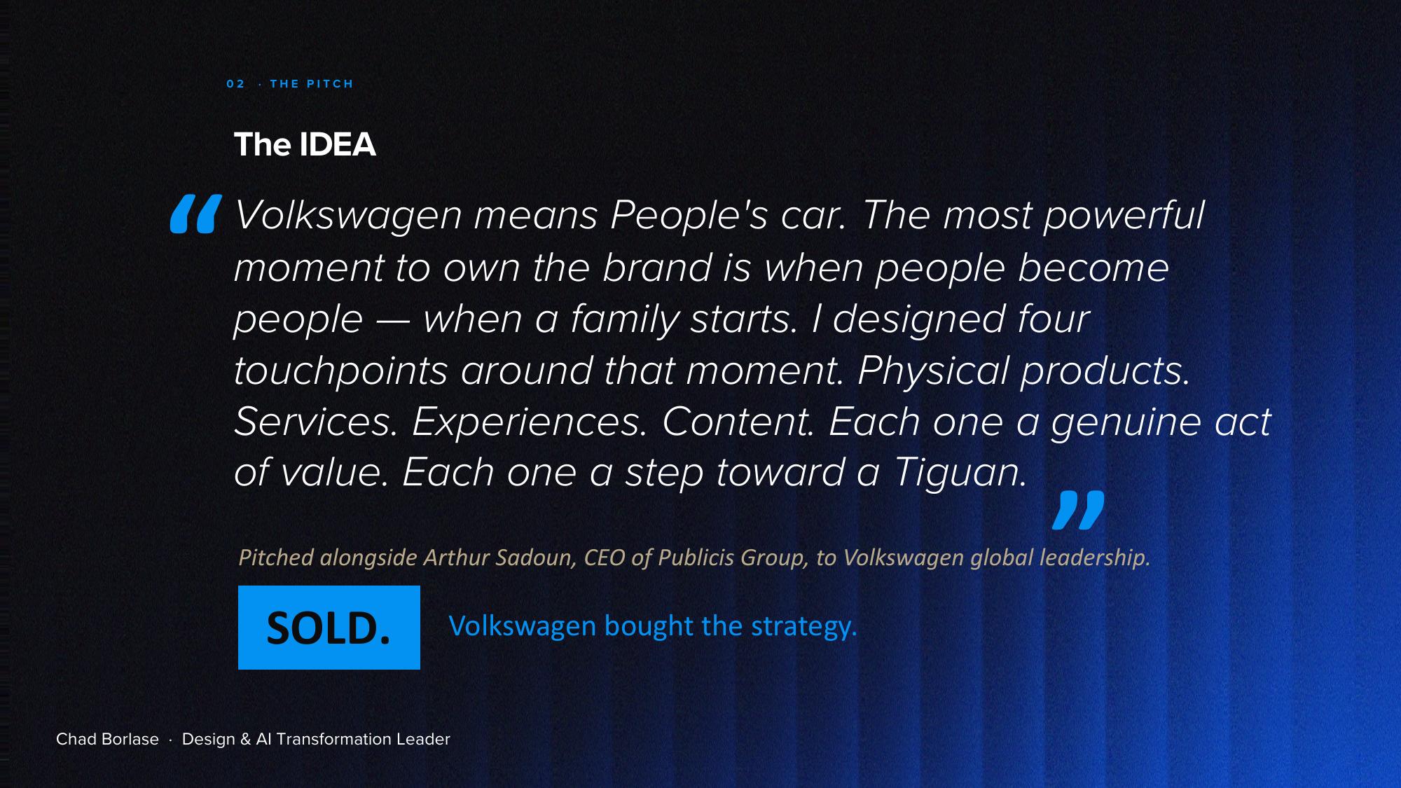 Global Folks making Folks VW pitch. deck page 3